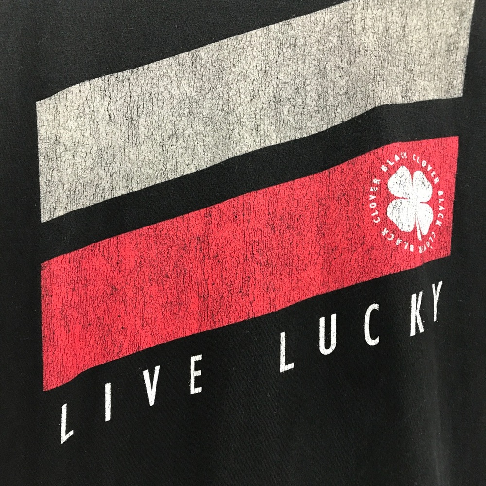 (SOLD) Black Clover Black Graphic T-shirt - Picture 3 of 5